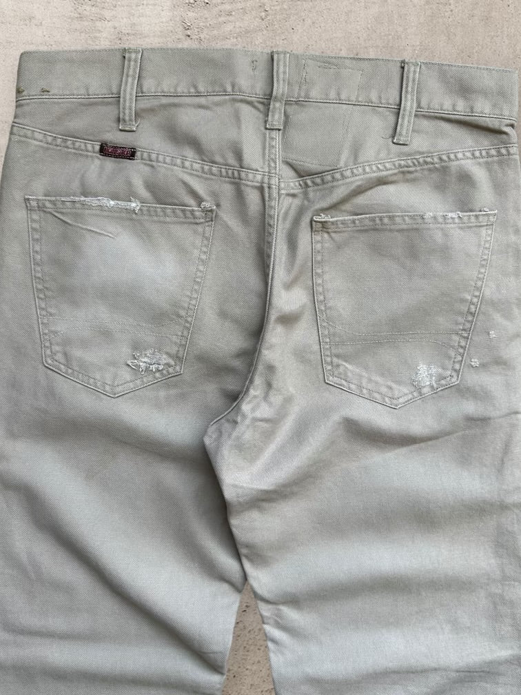 00s Hollister Distressed Boot Cut Pants - 34x33