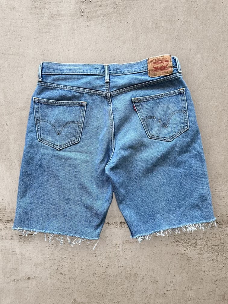 00s Levi’s 550 Cut Off Denim Shorts - 36