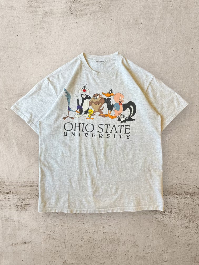 90s Looney Tunes Ohio State University T-Shirt - XL