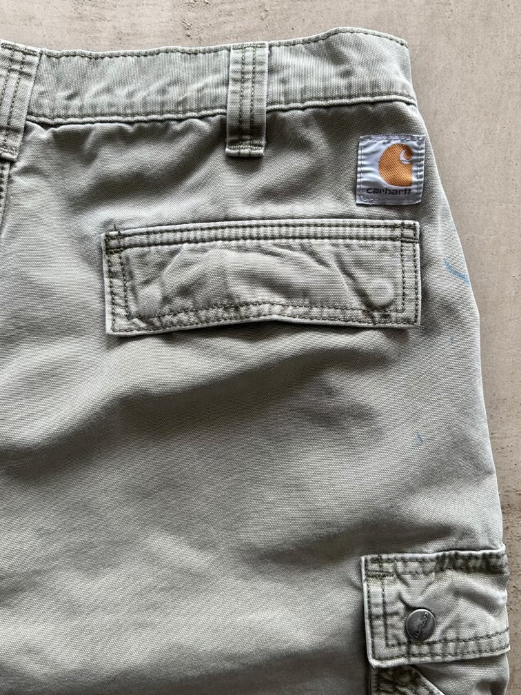 00s Carhartt Distressed Cargo Shorts - 34