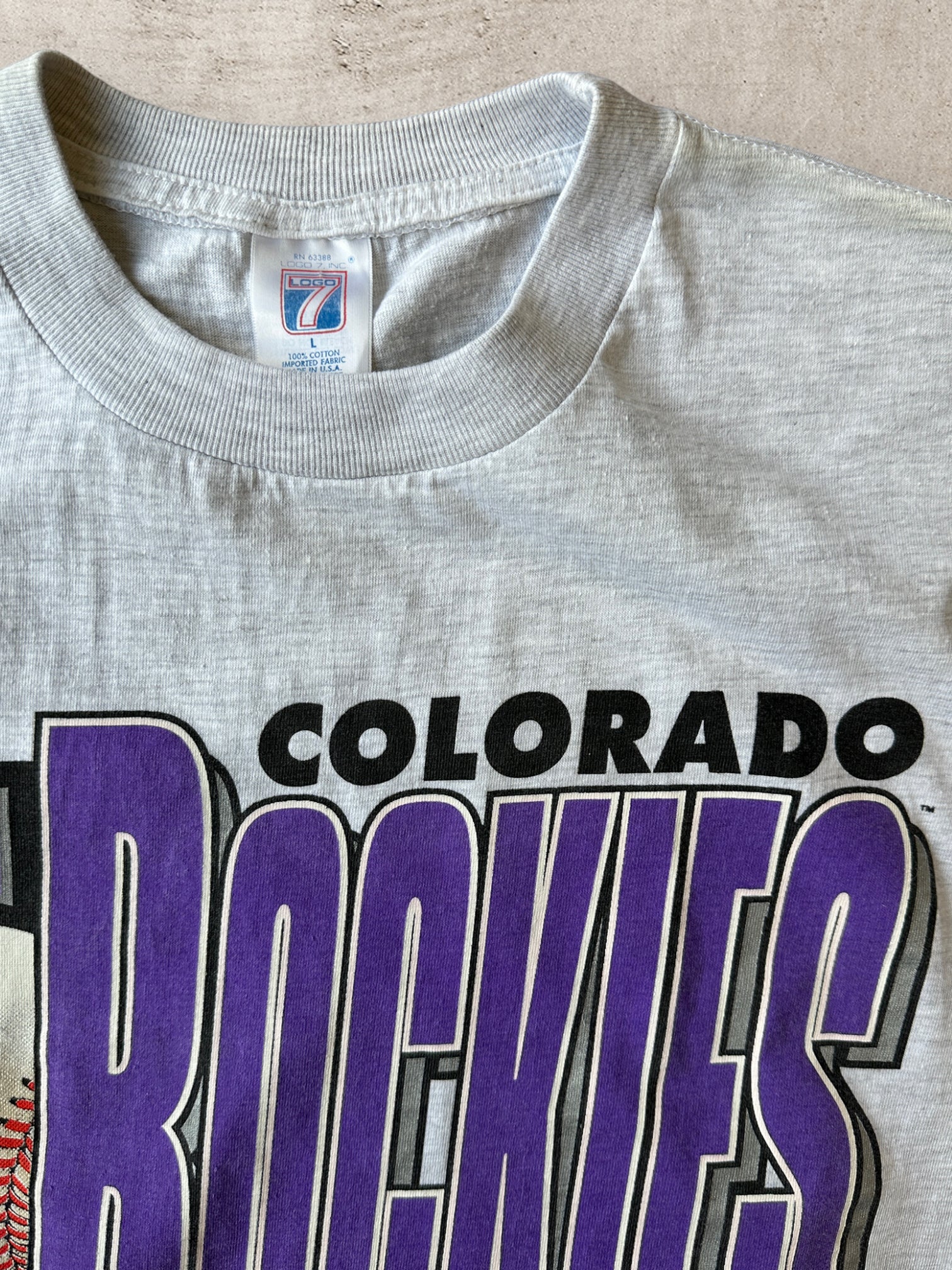 90s Colorado Rockies Baseball T-Shirt - Large