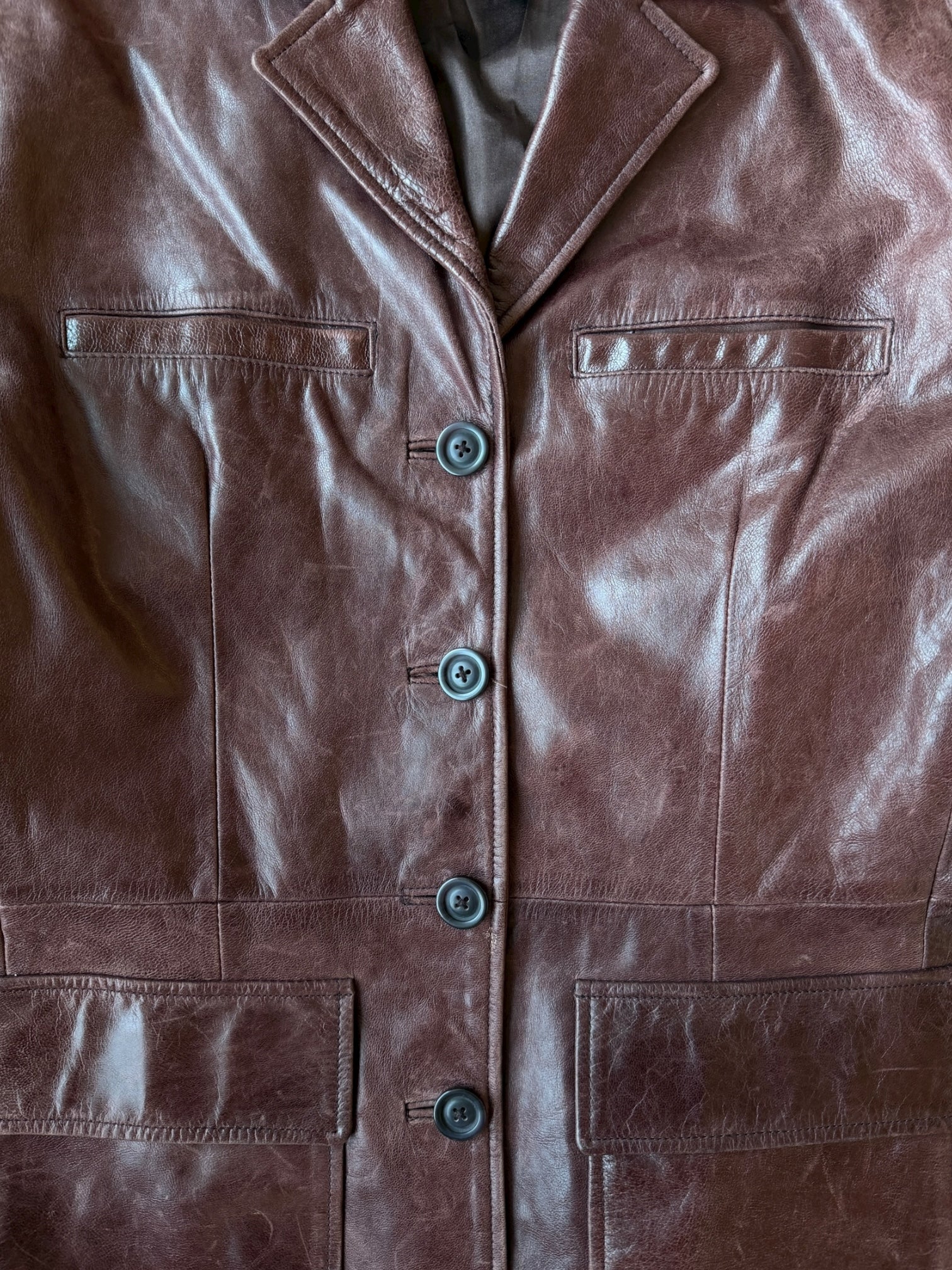 00s Mossimo Leather Jacket - XL