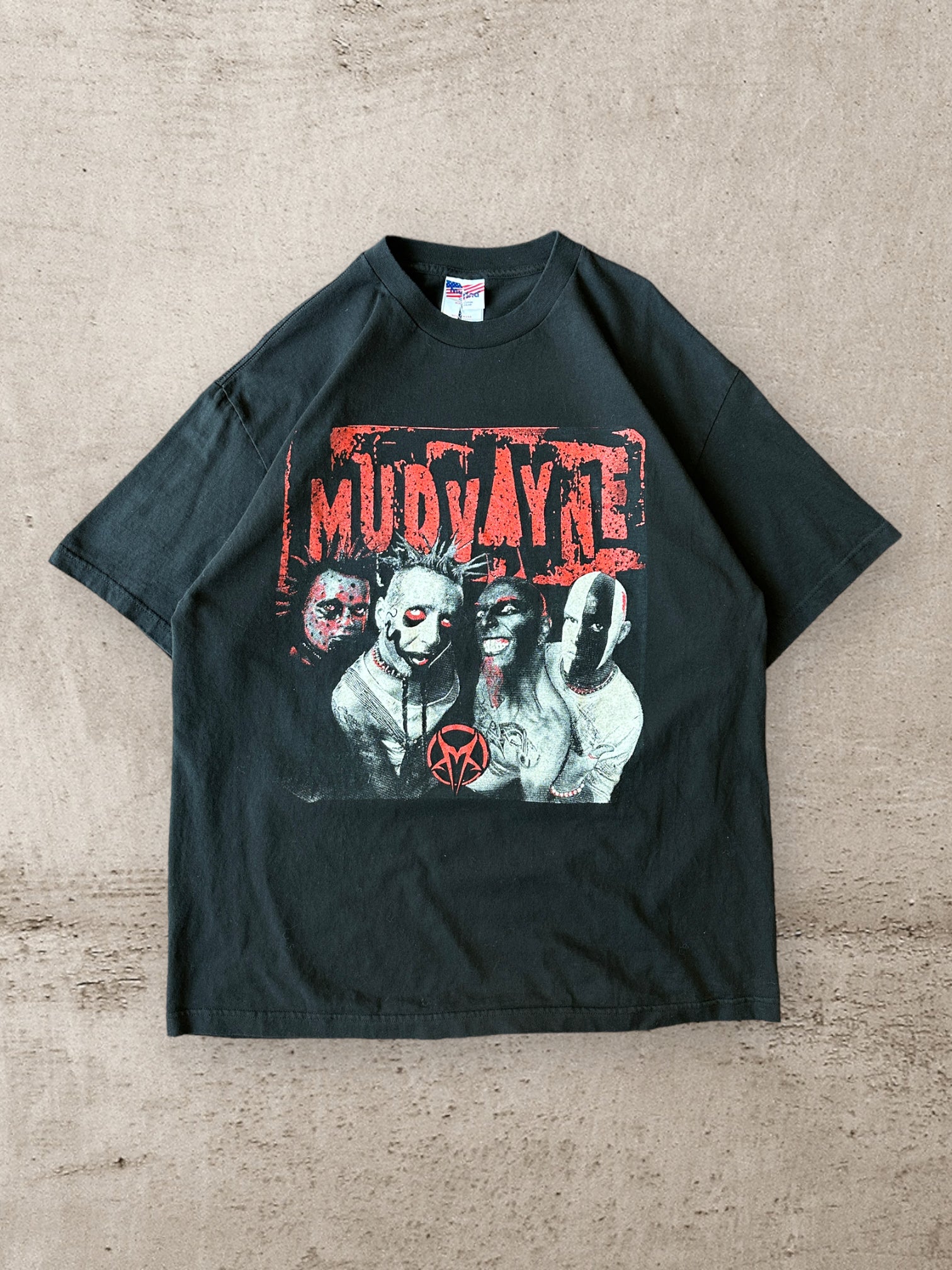 00s Mud Vayne Metal Rock Band T-Shirt - XL