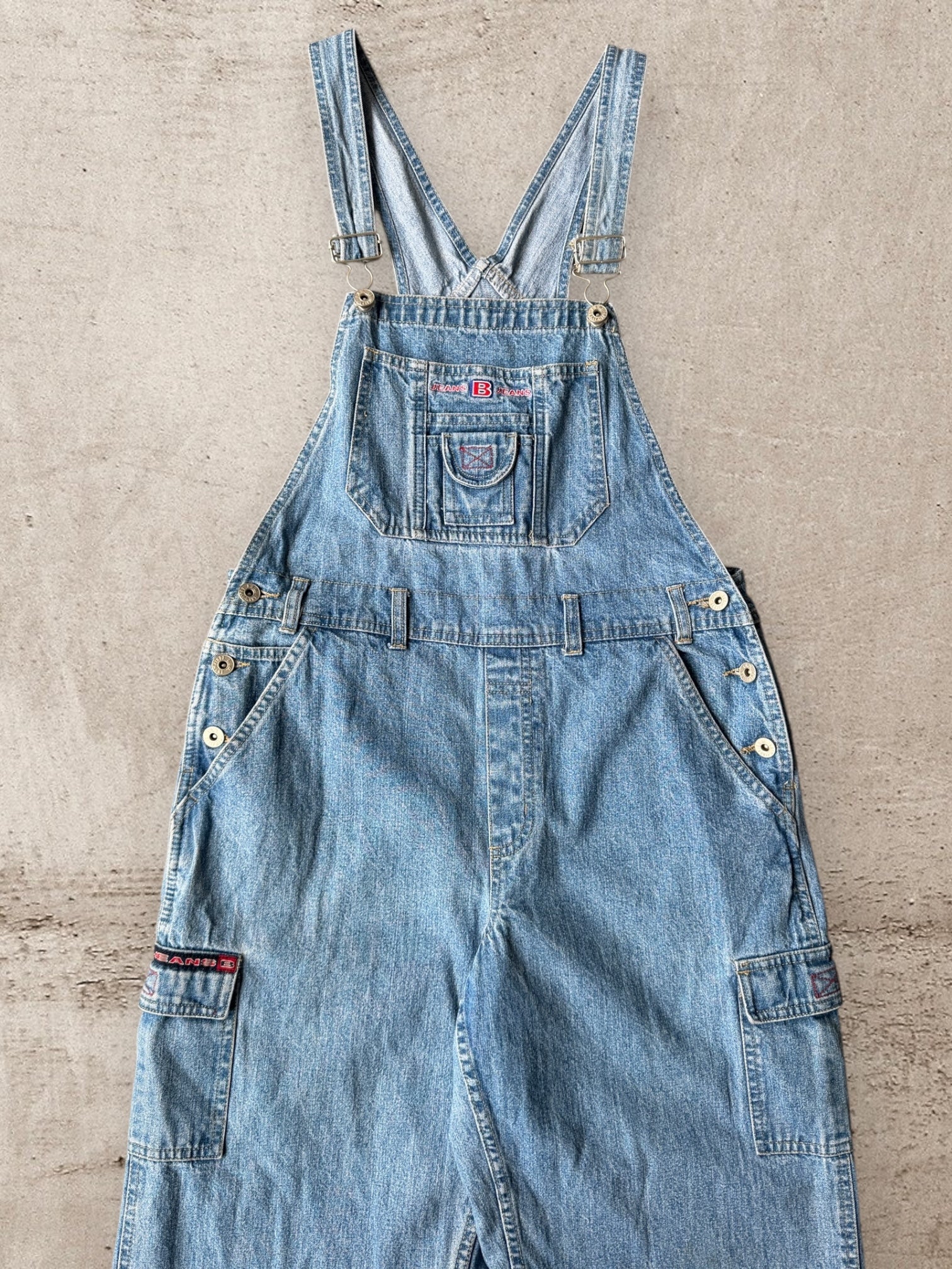 90s Bum Equipment Denim Cargo Overalls -