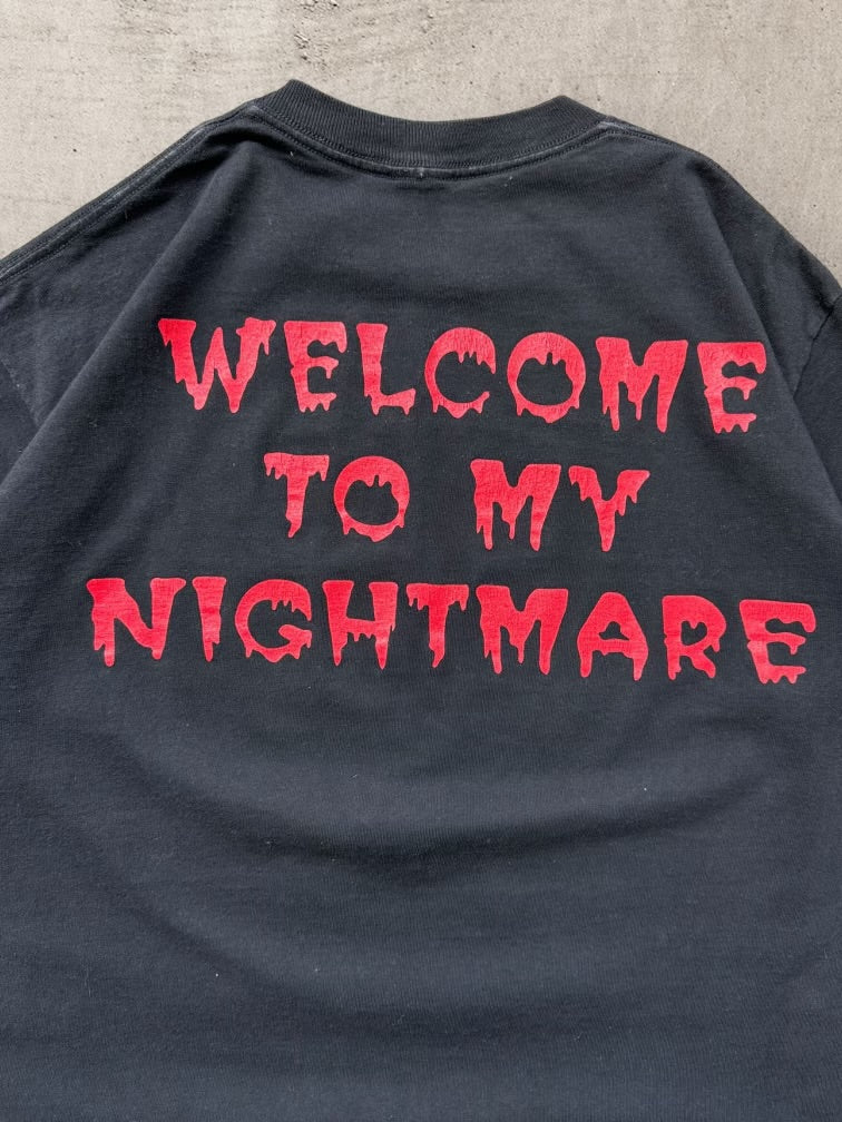 90s Alice Cooper Welcome To My Nightmare Graphic T-Shirt - Large