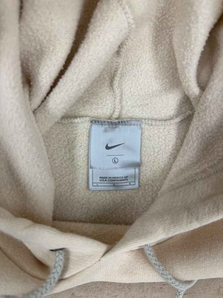 00s Nike Distressed Center Swoosh Hoodie - Large