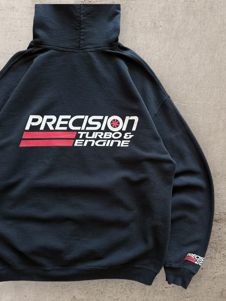 00s Precision Turbo & Engine Graphic Hoodie - Large