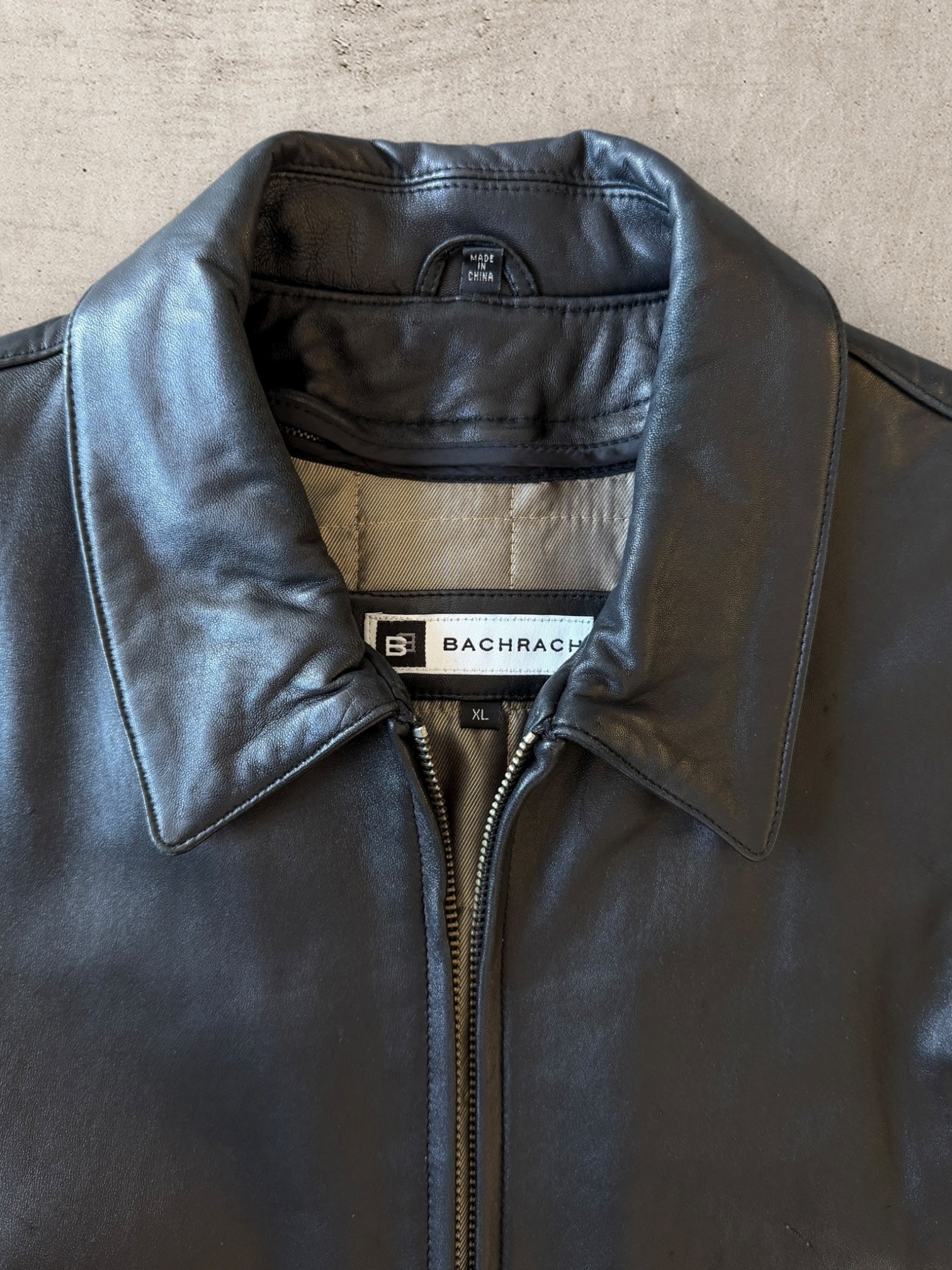 00s Bachrach Herrington Leather Jacket - XL