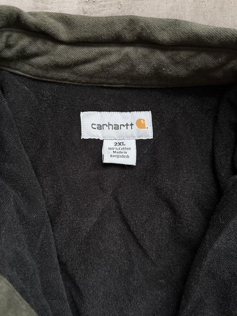 00s Carhartt Fleece Lined Button Up Jacket - XXL