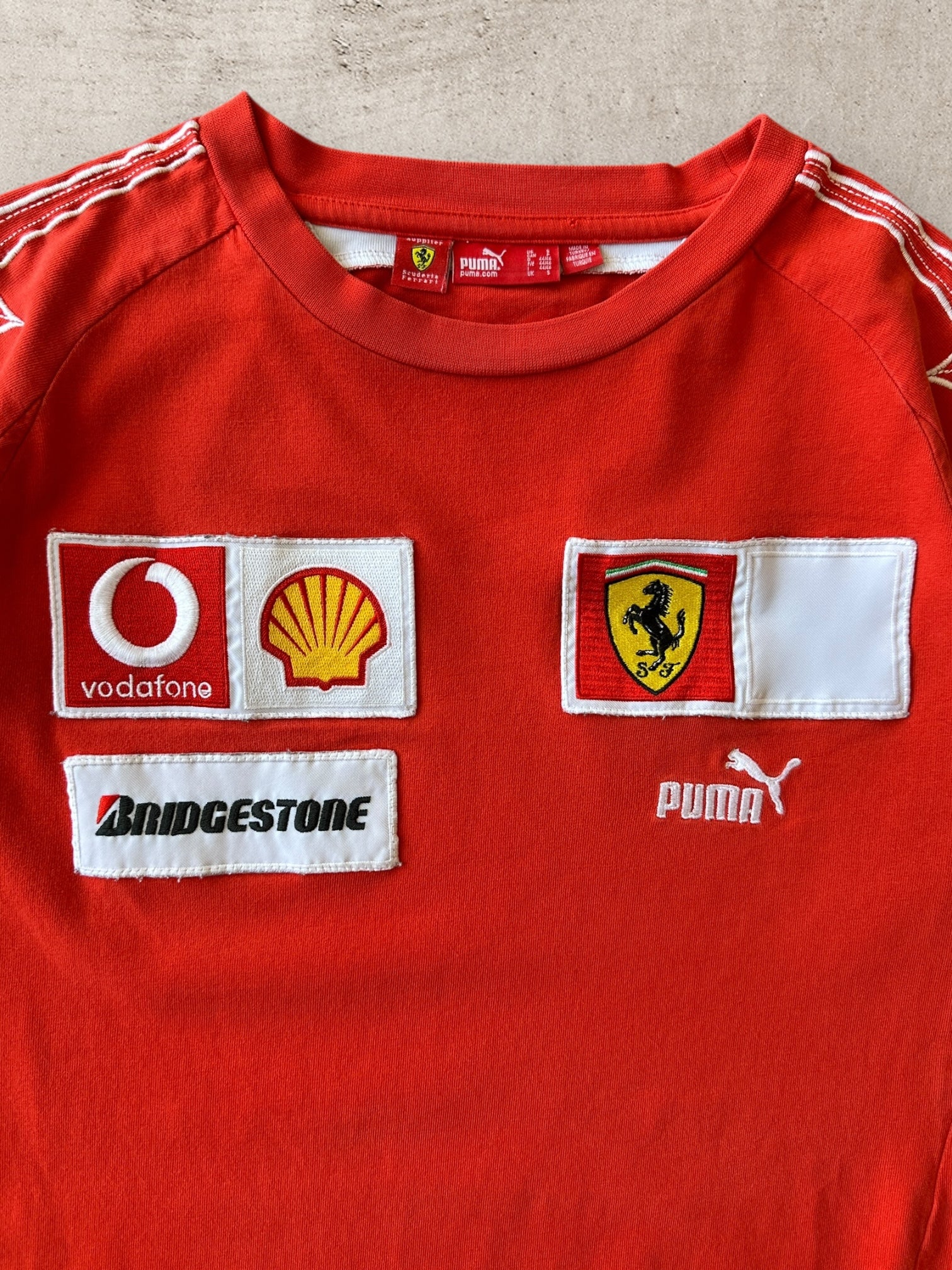 00s Puma Ferrari Racing Shirt - Medium