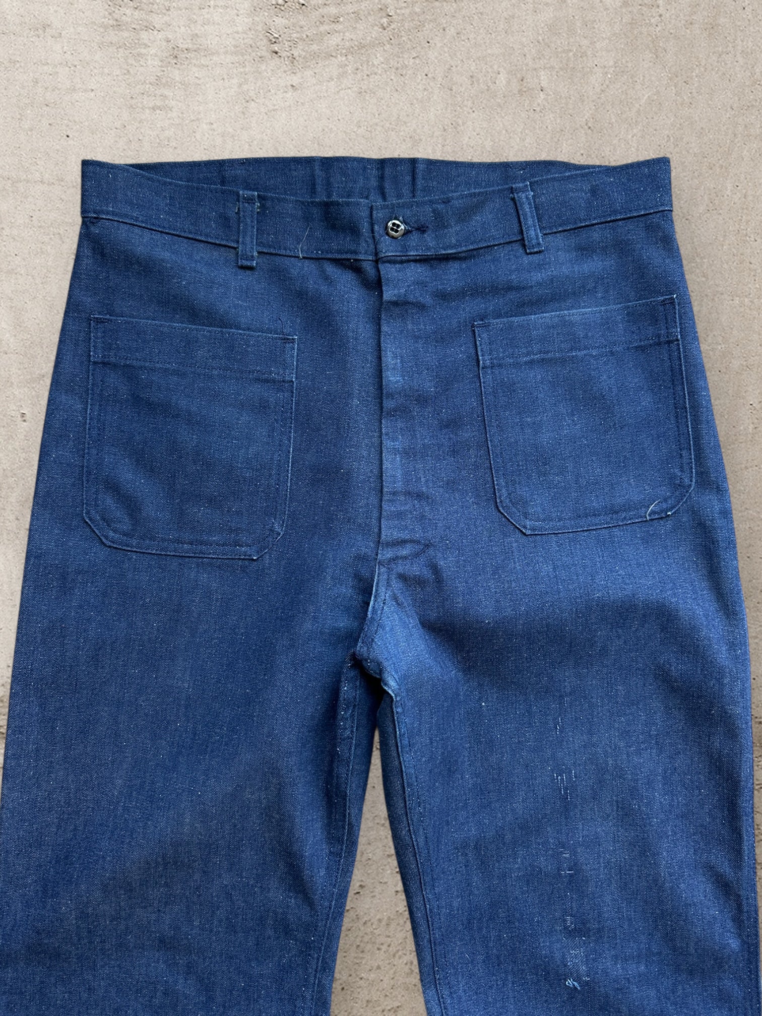 70s Cotton Sea Farer Trouser Pants - 34x30