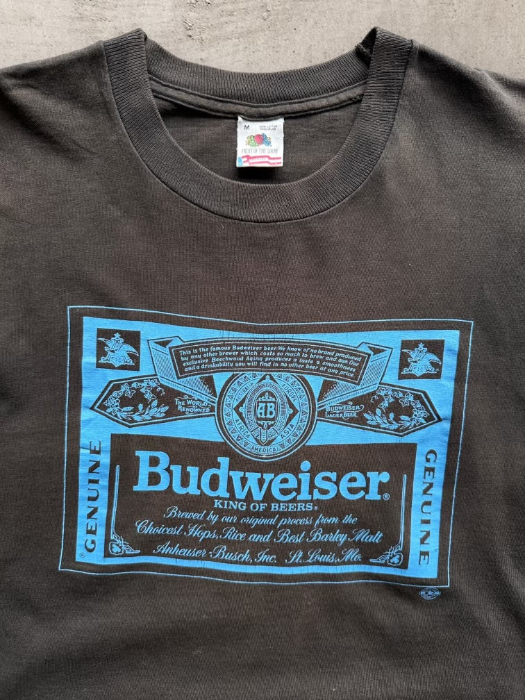 90s Budweiser Graphic T-Shirt - Medium