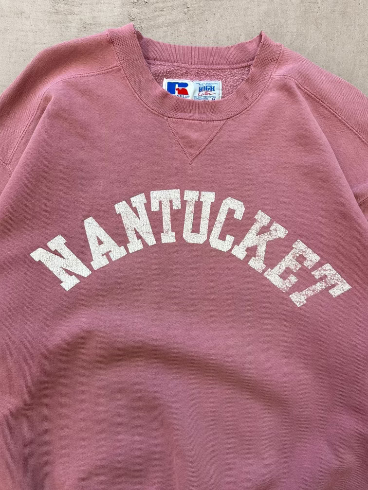 90s Nantucket Nude Pink Crewneck - Medium