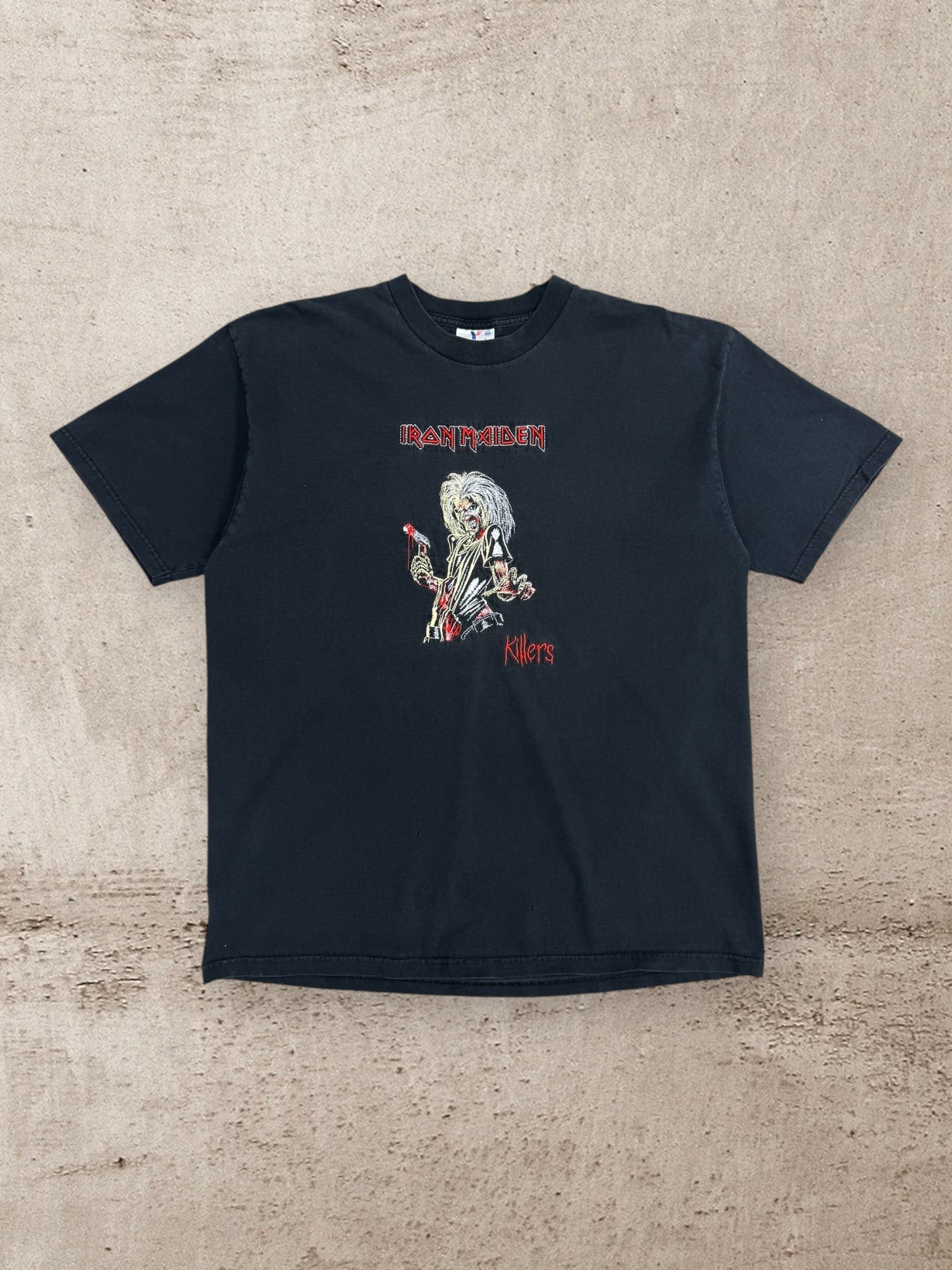 00s Iron Maiden Embroidered Graphic T-Shirt - XL