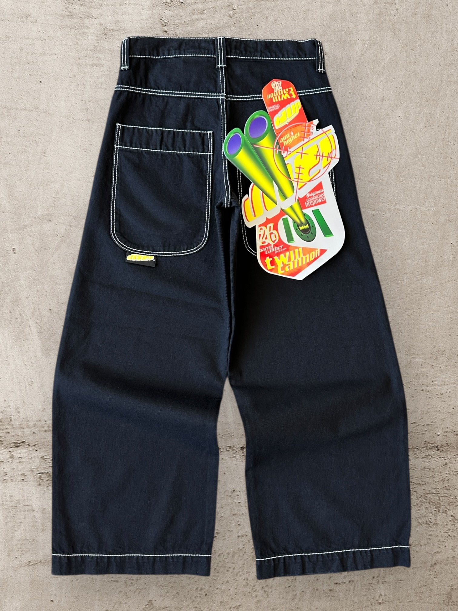 JNCO 101 Twin Cannon Jet Black Pants – The Juncture