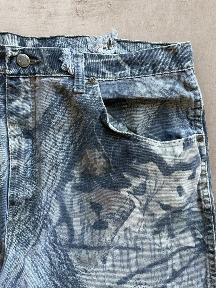 00s Wrangler Double Knee Real Tree Camouflage Pants - 37