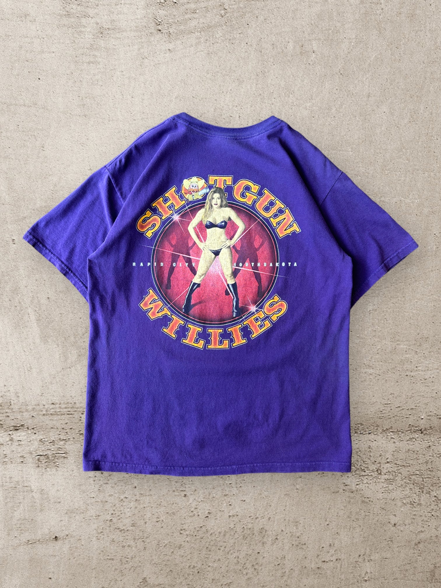 00s Shotgun Willies Graphic T-Shirt - Large