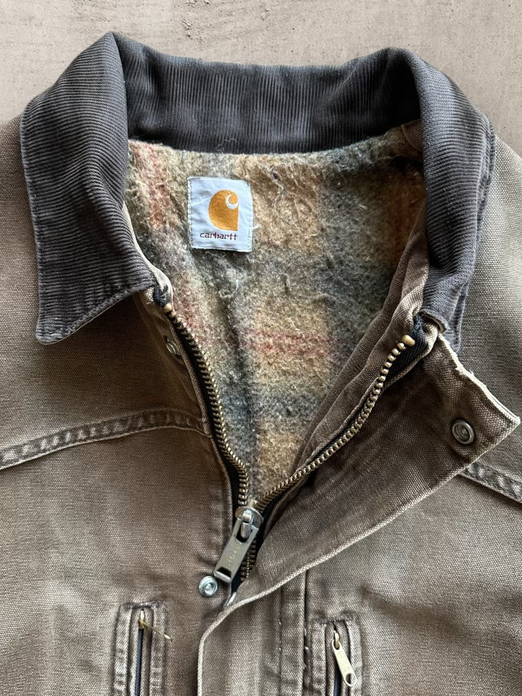 90s Carhartt Wool Lined Chore Jacket - XXL