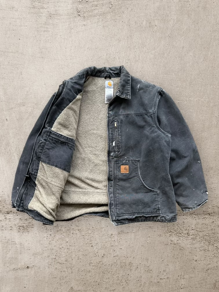 00s Carhartt Distressed Sherpa Lined Jacket - XL