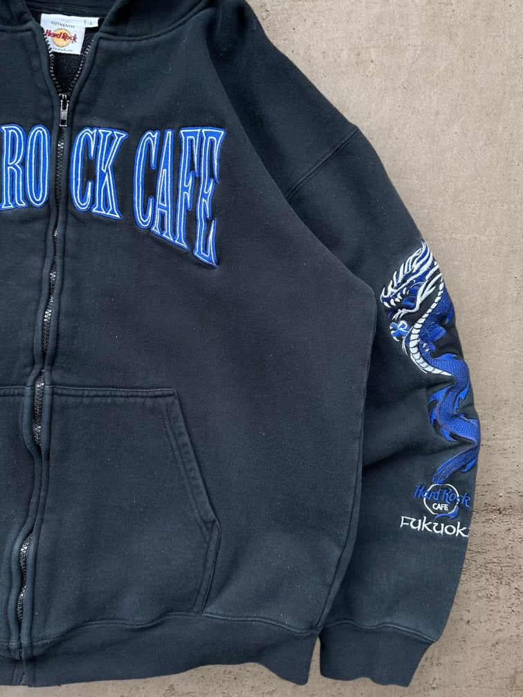 00s Hard Rock Cafe Embroidered Hoodie -