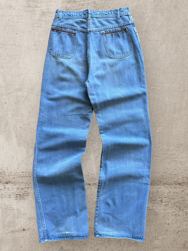 70s/80s Sears Straight Leg Denim Pants - 32x33