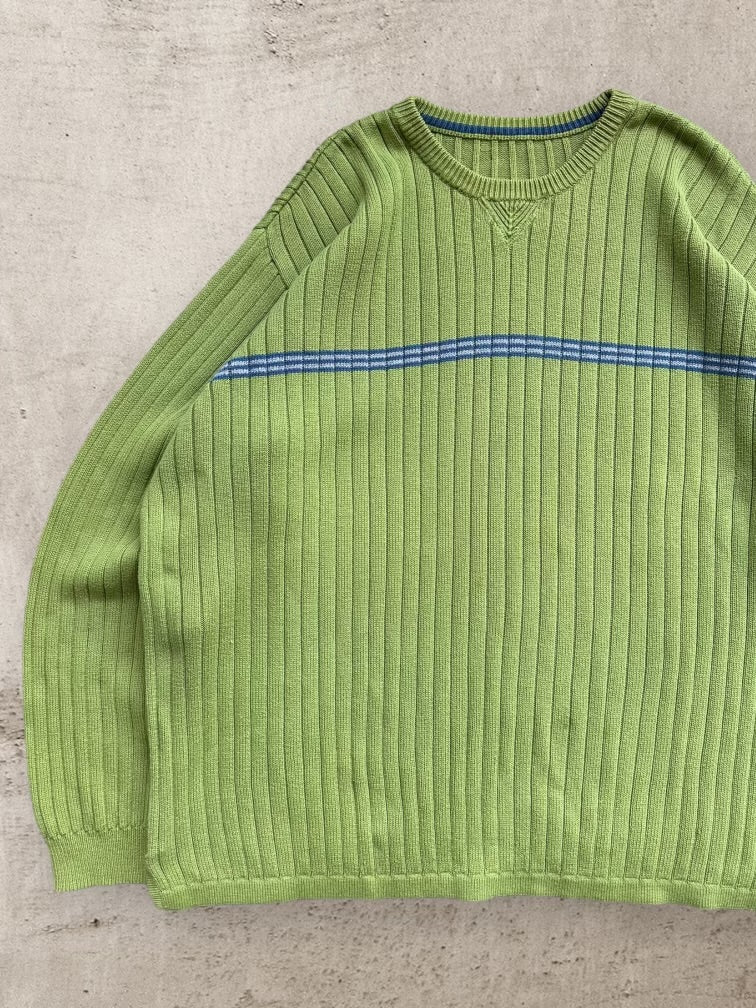 00s Striped Knit Sweater - XXL