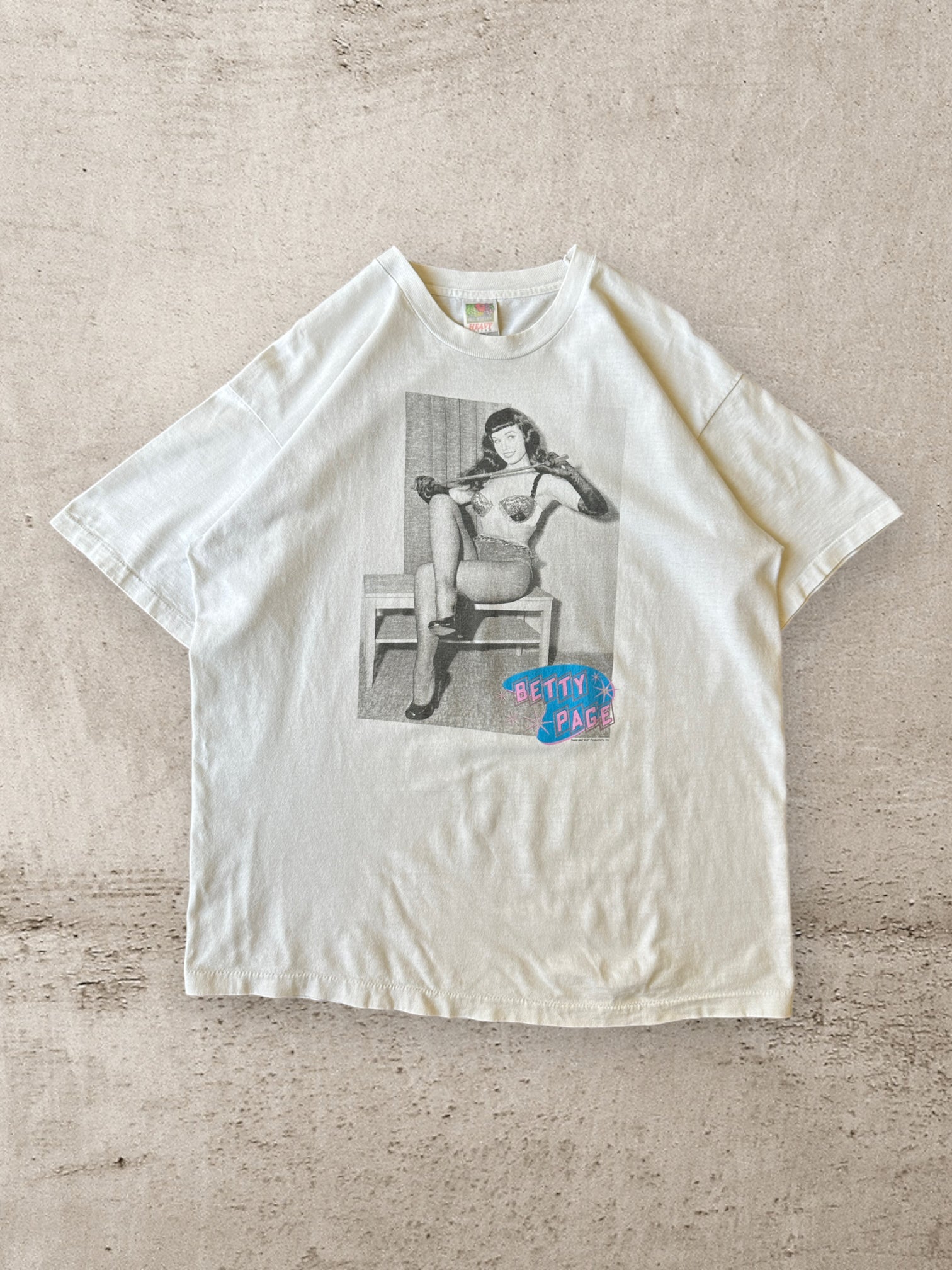 90s Betty Page Pin Up T-Shirt - XL