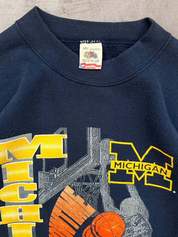 90s Michigan University Graphic Crewneck - XL