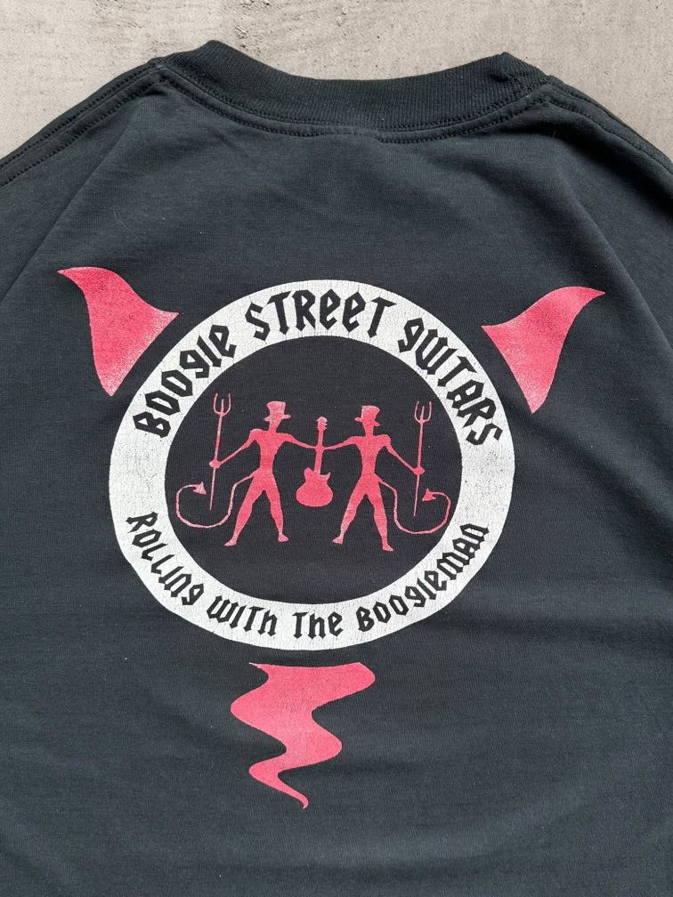 00s Boogie Street Guitars Graphic T-Shirt - XL