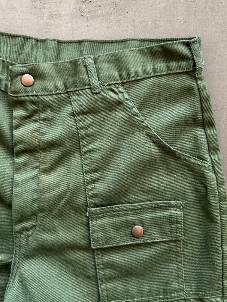 80s Girl Scout Multi Pocket Shorts - 34