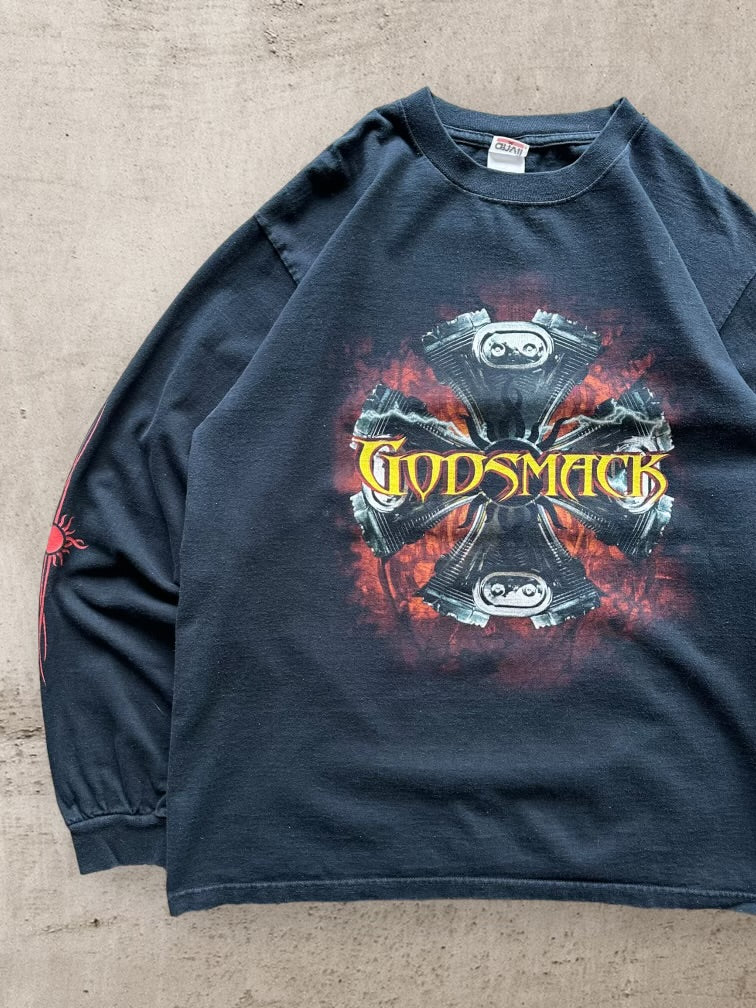 00s Godsmack Graphic Long Sleeve T-Shirt - Large