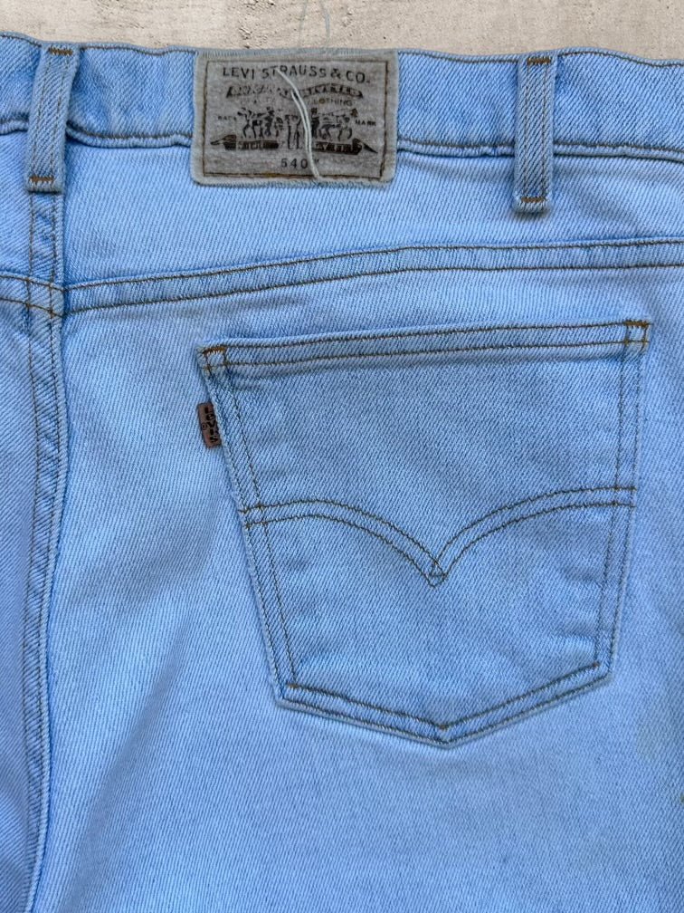 90s Levi’s 540 Light Wash Denim Jeans - 38x31