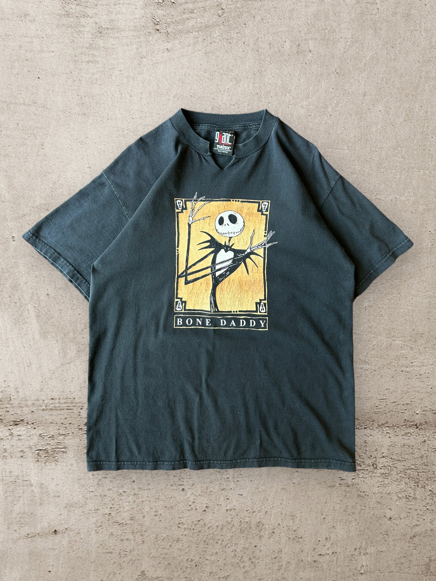 90s Nightmare Before Christmas Bone Daddy T-Shirt - Large