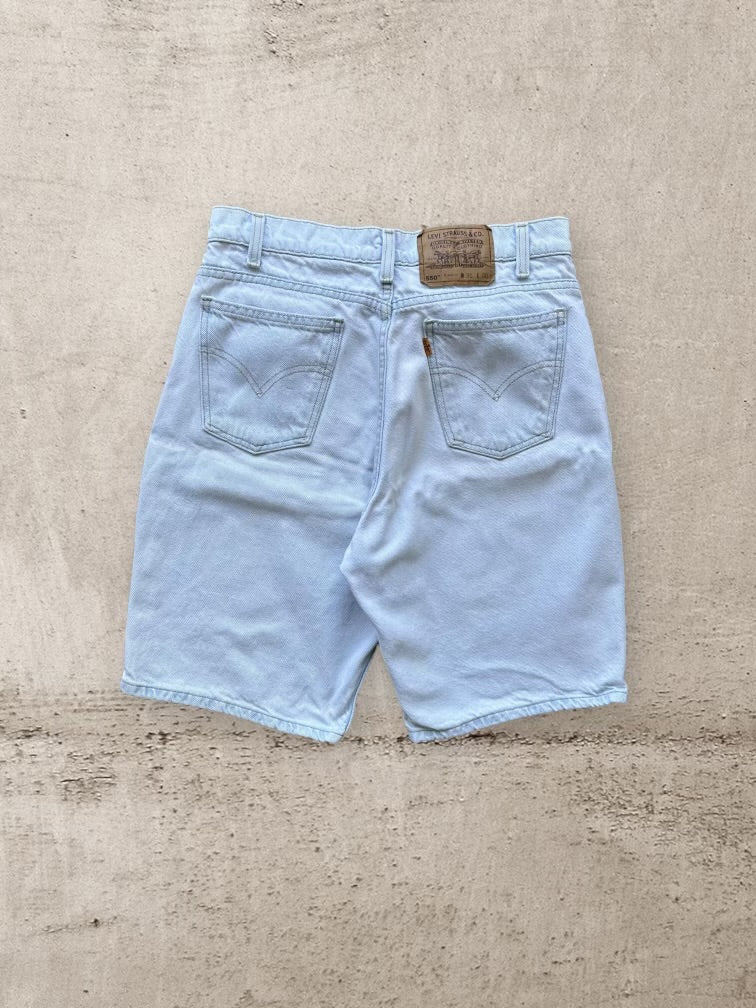 90s Levi’s 550 Orange Tab Denim Shorts - 30