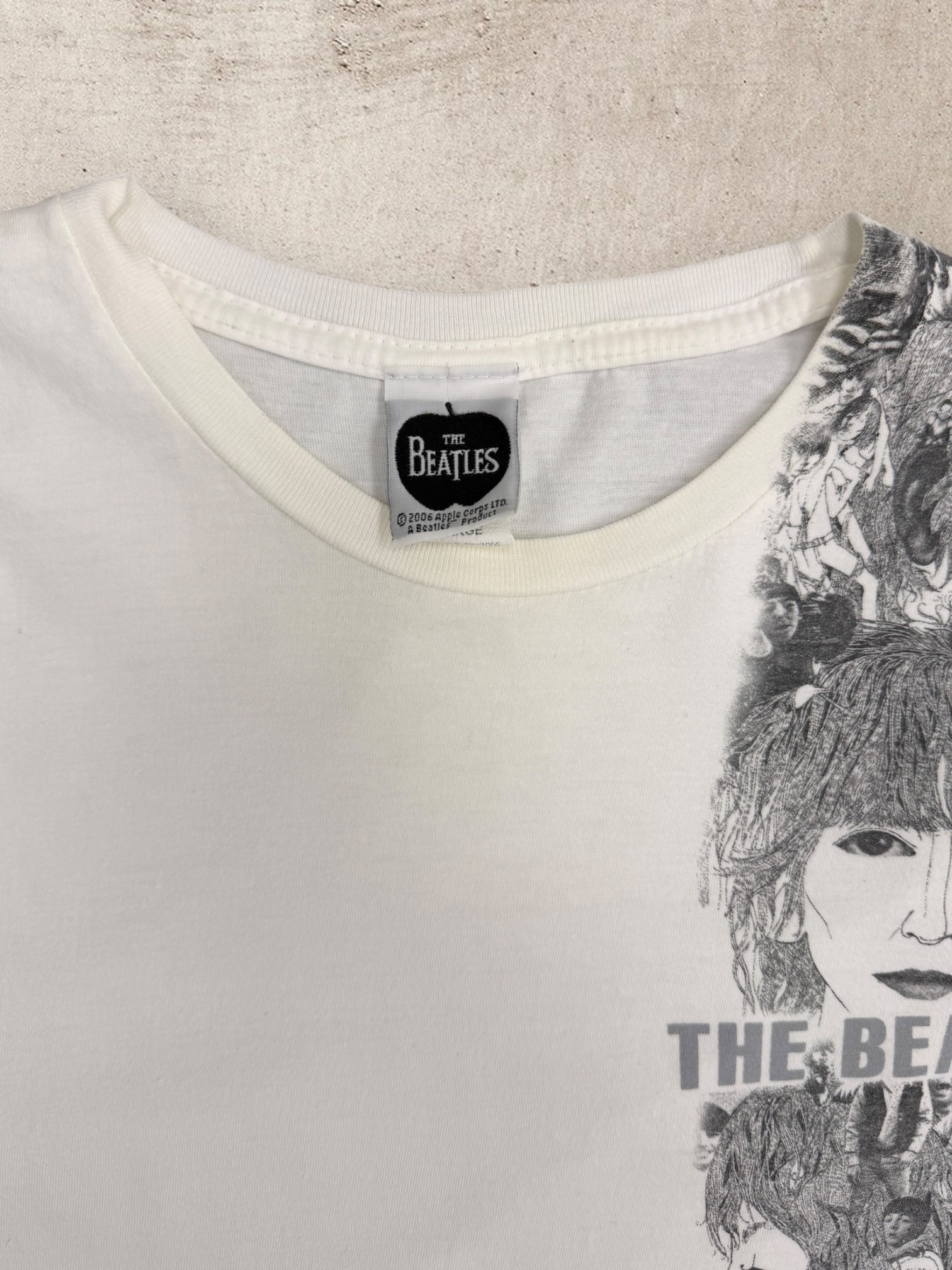 00s The Beatles Revolver Cut Off Shirt - Large