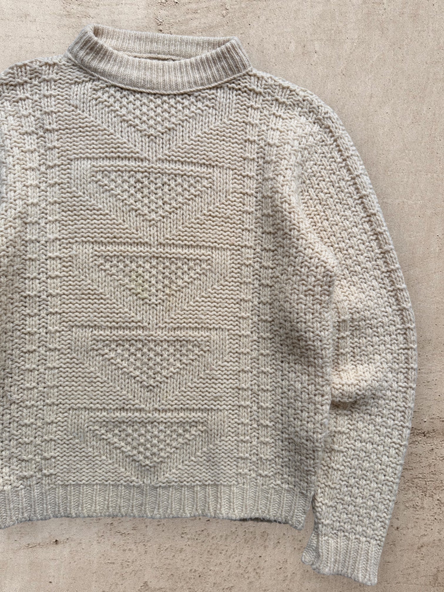 70s JSI Wool Knit Sweater - Medium