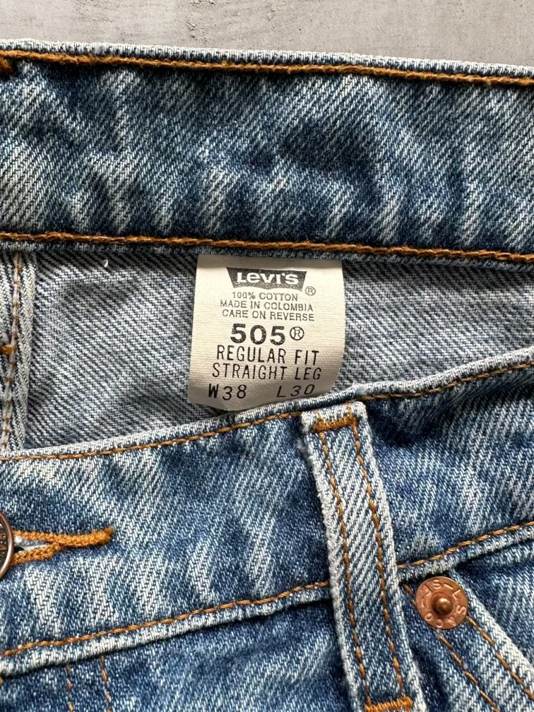 90s Levi’s 505 Orange Tab Denim Jeans - 36x29