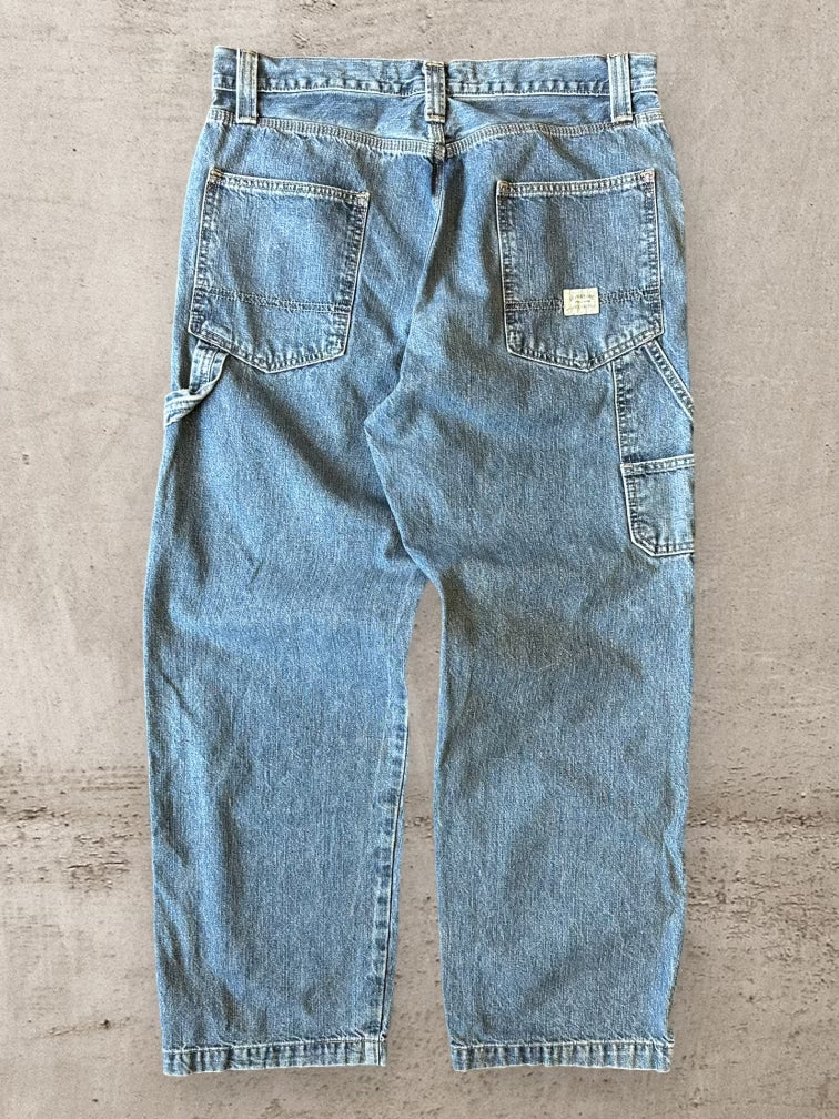 00年代 Levi's ダークウォッシュ デニム カーペンター パンツ - 34x30