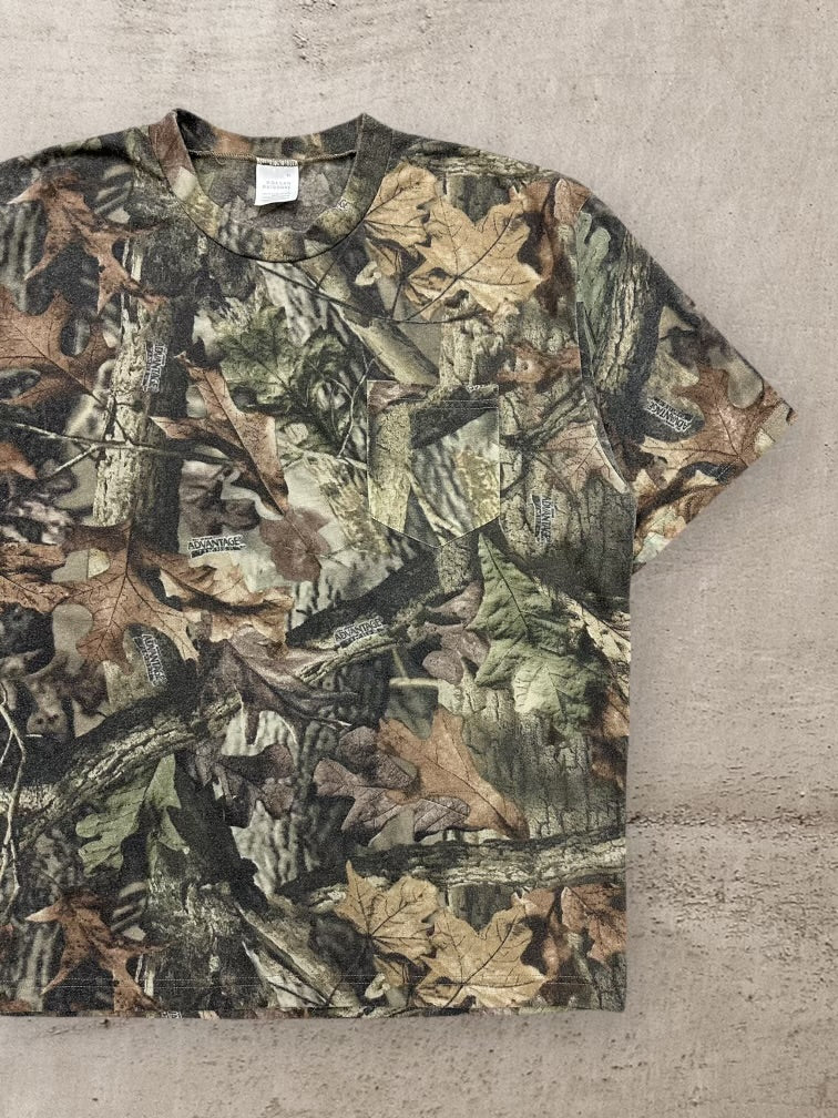 90s Advantage Real Tree Camouflage T-Shirt - XL