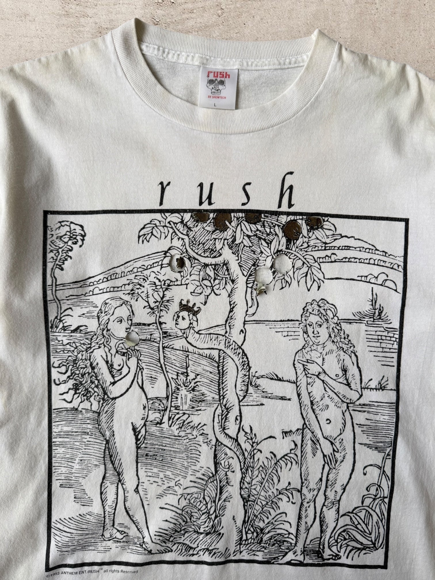 90s Rush Counterparts Tour Graphic T-Shirt - Large