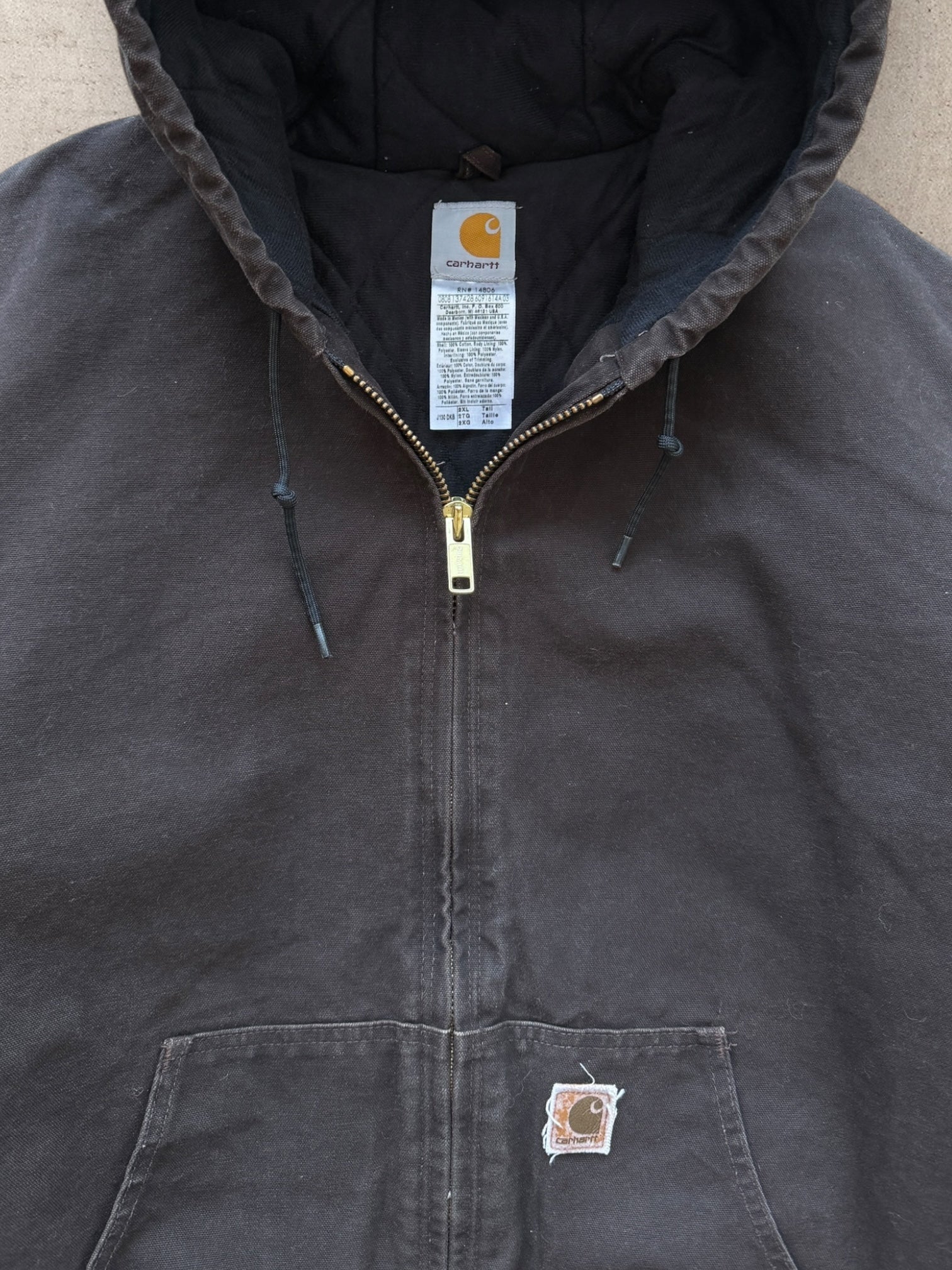 00s Carhartt Hooded Jacket - 3XL