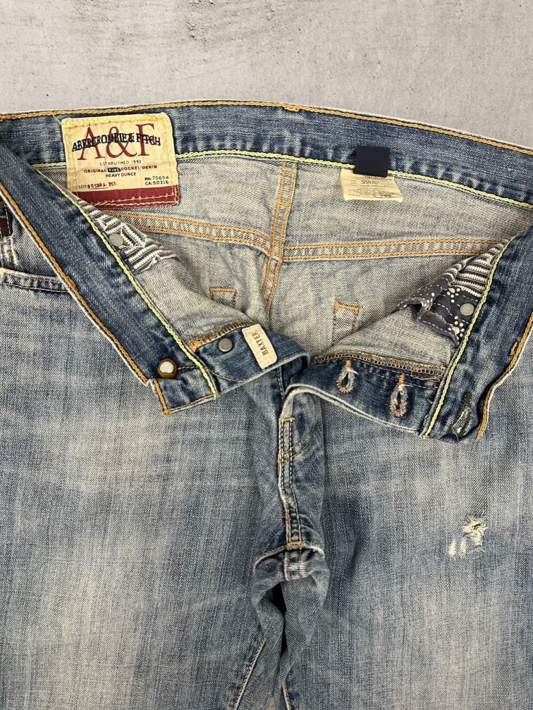 00s Abercrombie & Fitch Distressed Denim Jeans - 33