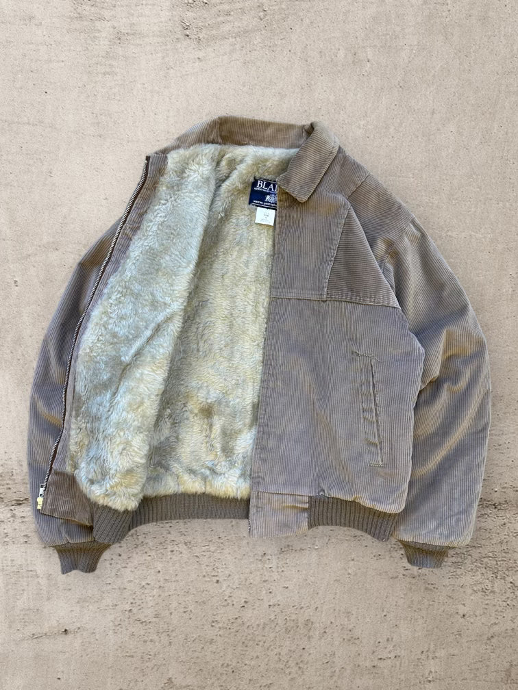 80s Blair Sherpa Lined Corduroy Jacket - Medium