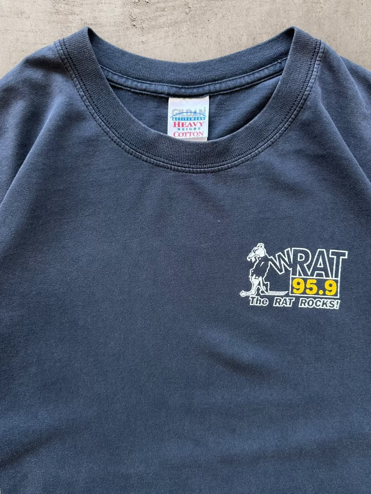 90s WRat 95.9 Radio Graphic T-Shirt - XL