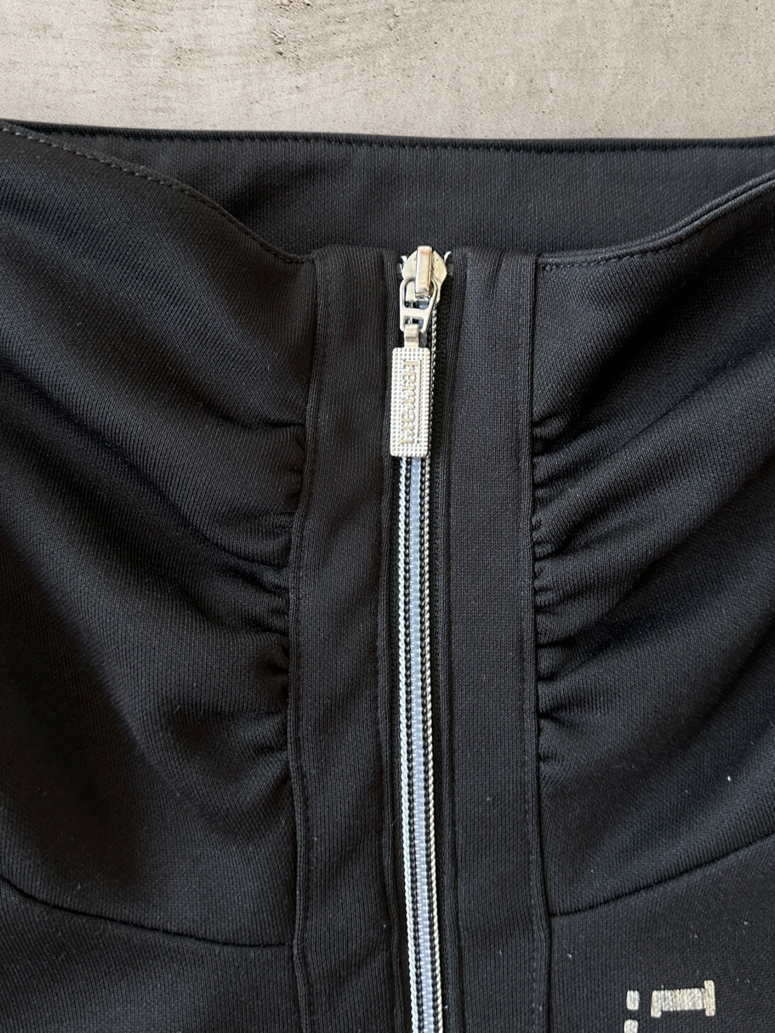 00s Puma Ferrari High Neck Zip Up Sweatshirt - Medium