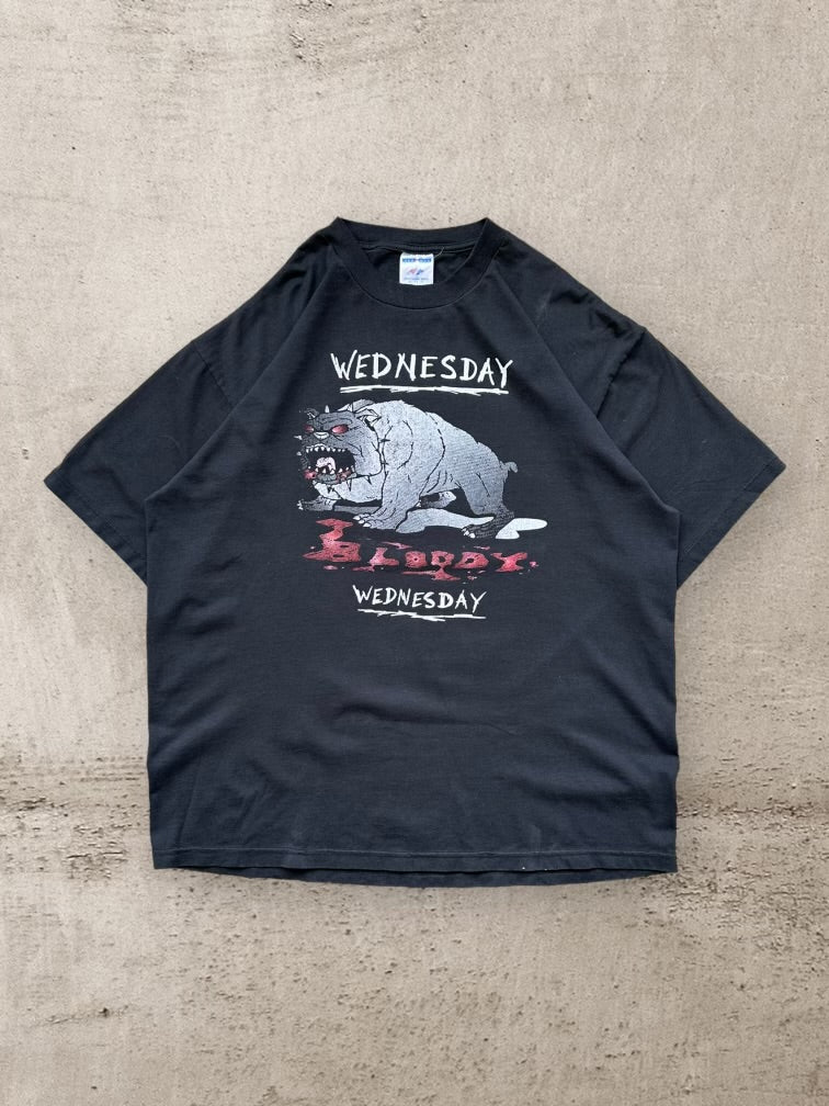 00s Bloody Wednesday Graphic T-Shirt - XL