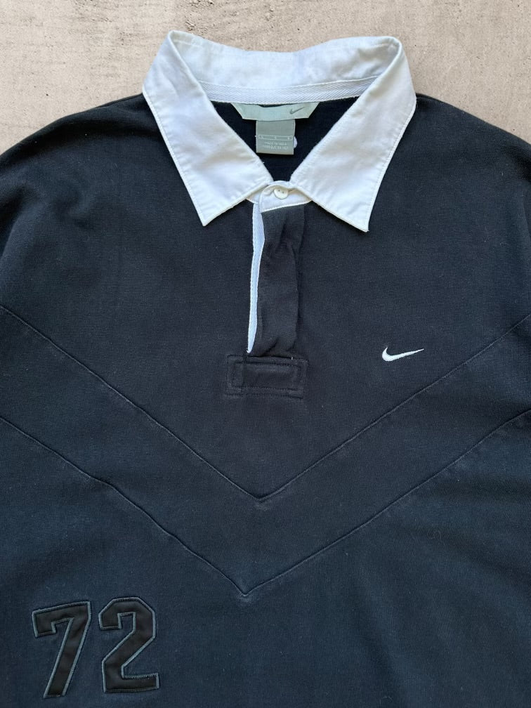 00s Nike 72 Varsity Polo Shirt - XXL