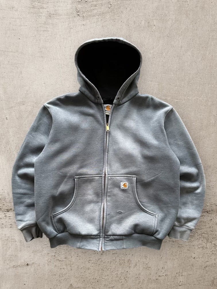 90s Carhartt Faded Zip Hoodie - XL