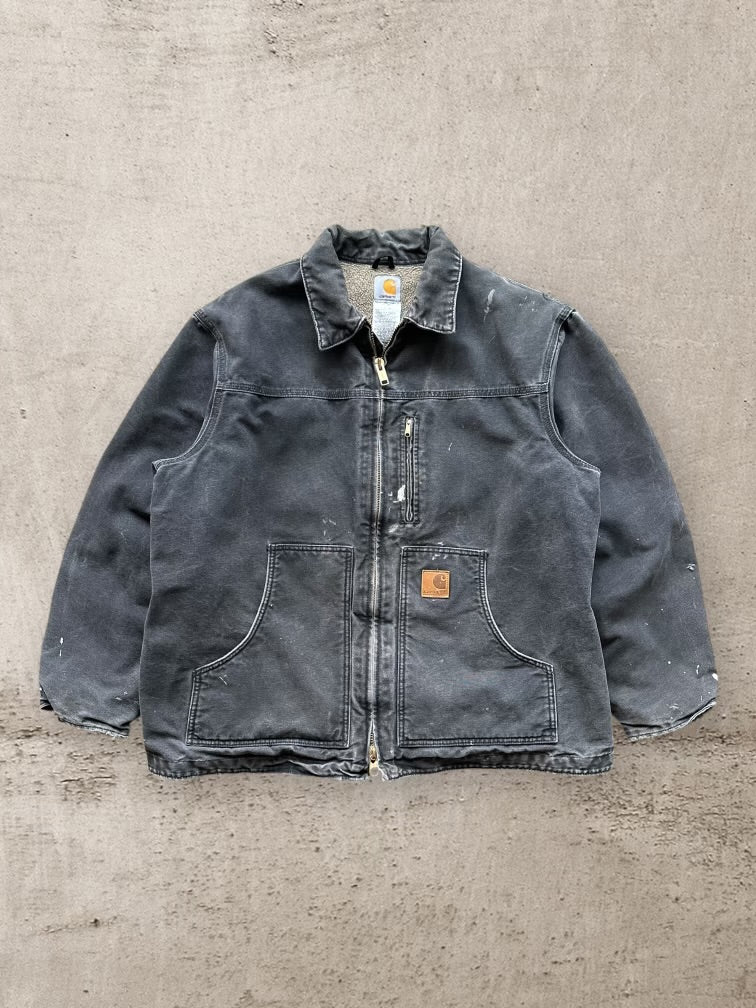 00s Carhartt Distressed Sherpa Lined Jacket - XL