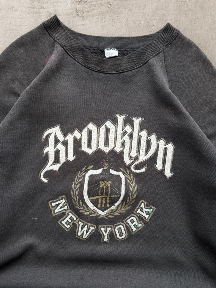 90s Brooklyn New York Graphic Crewneck - XL